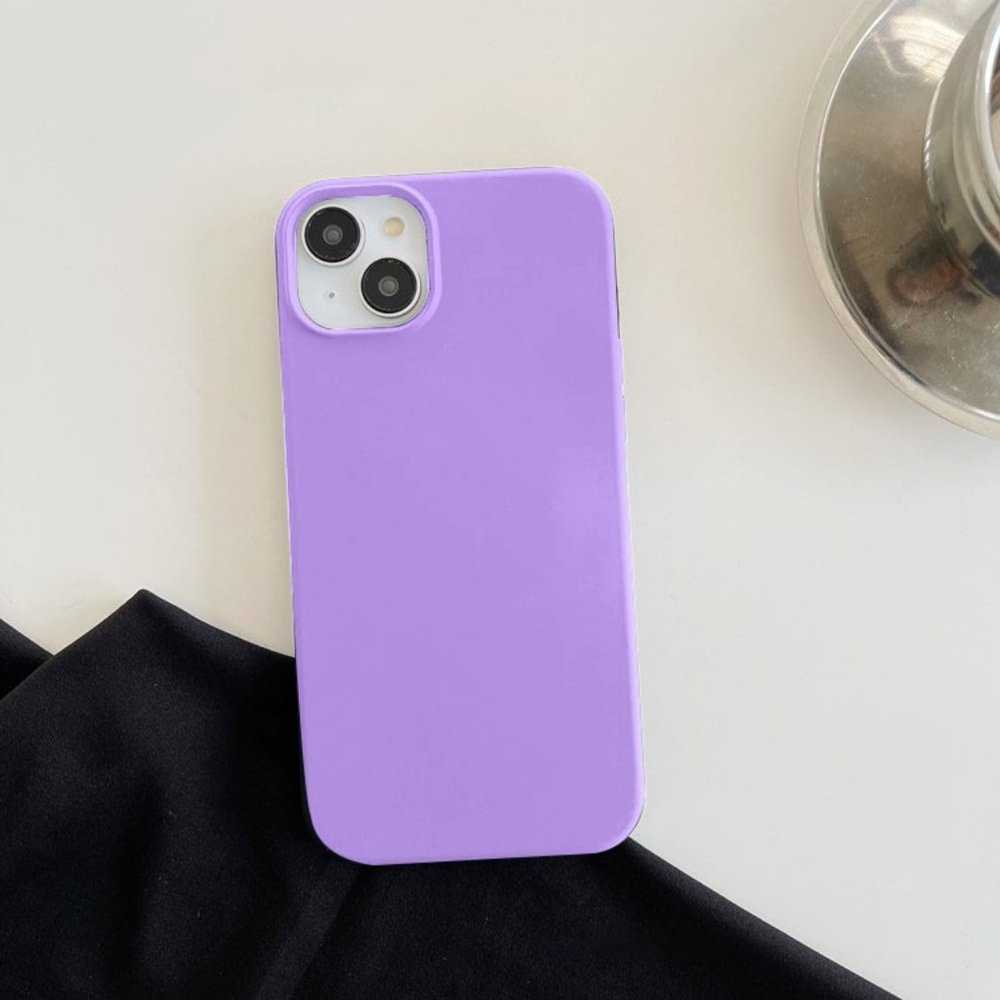 iPhone 15 Case Silicone Purple